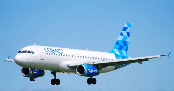 Aeronave A320 da companhia aérea Cobalt Airways