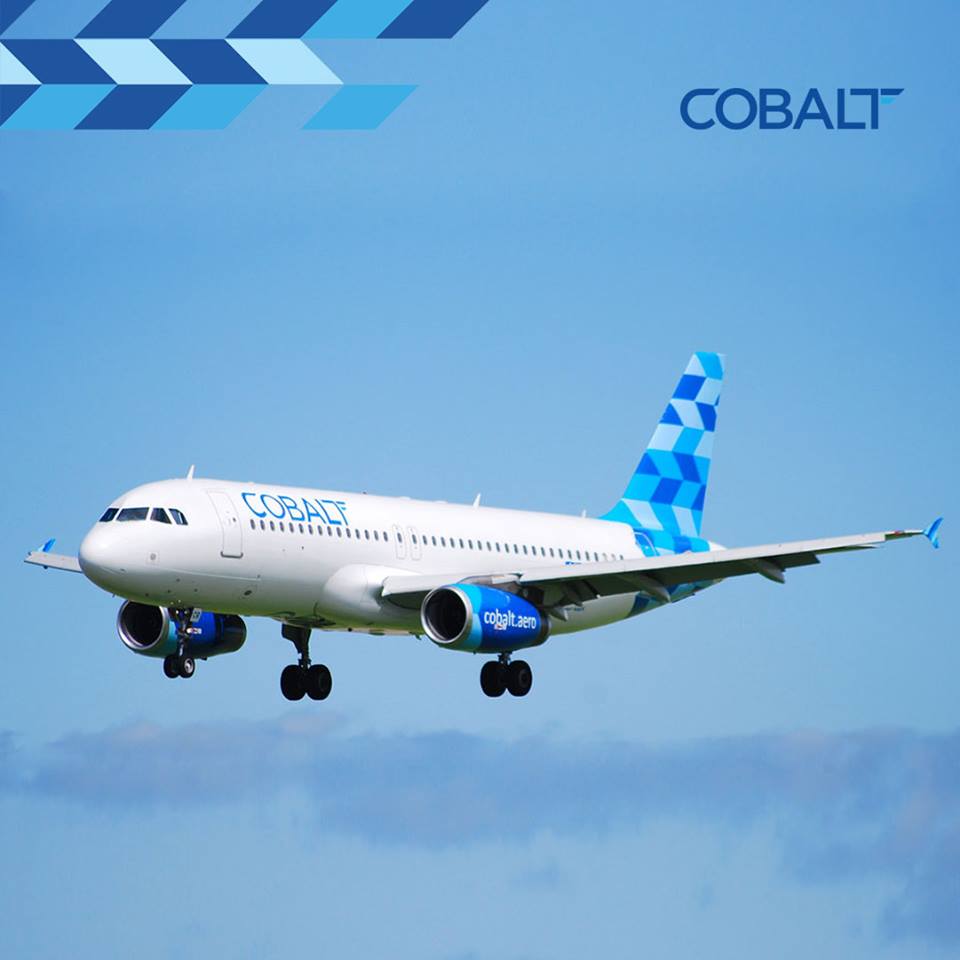 Aeronave A320 da companhia aérea Cobalt Airways