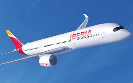 A350 da Iberia (representação)