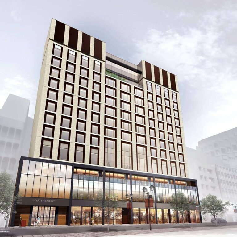 Edifício do hotel Hyatt Centric Ginza Tokyo