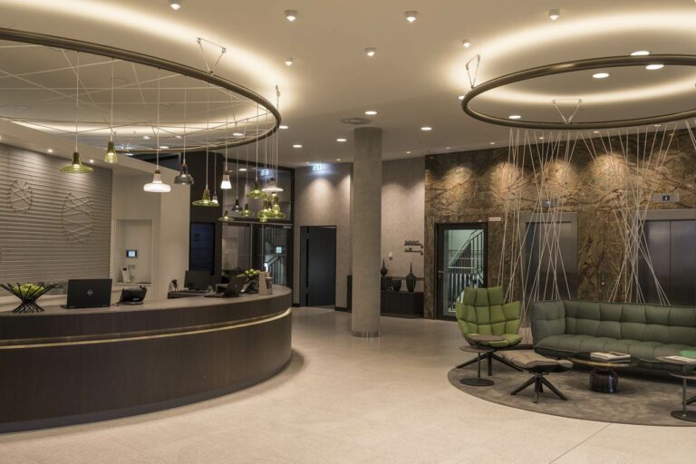 Recepção e Lobby do hotel Hyatt Place Aeroporto de Frankfurt
