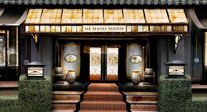 Entrada do hotel Six Senses Duxton em Singapura