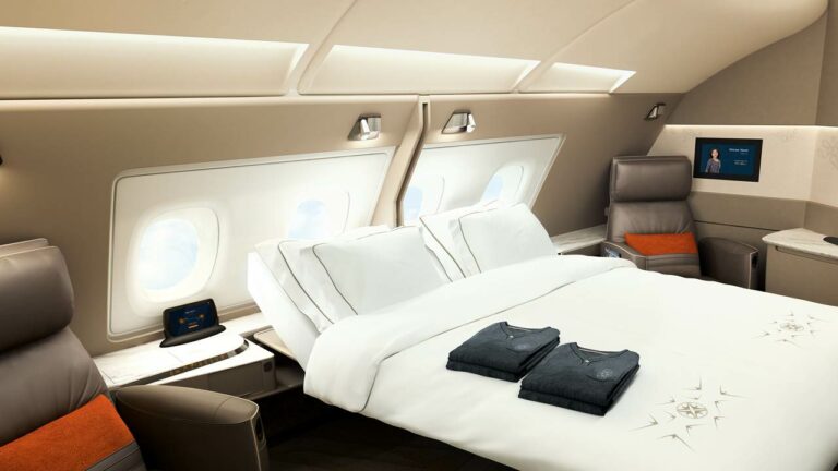 Nova Suite dos A380 da Singapore Airlines