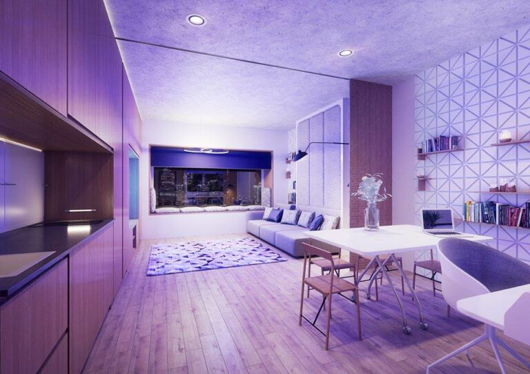 Apartamento dos YOTELPAD, marca da YOTEL para estadias longas