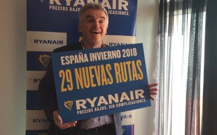 CEO da Ryanair apresenta as 29 novas rotas em Espanha incluindo Sevilha ao Porto