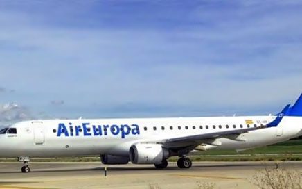 Embraer E195 da frota da companhia aérea Air Europa