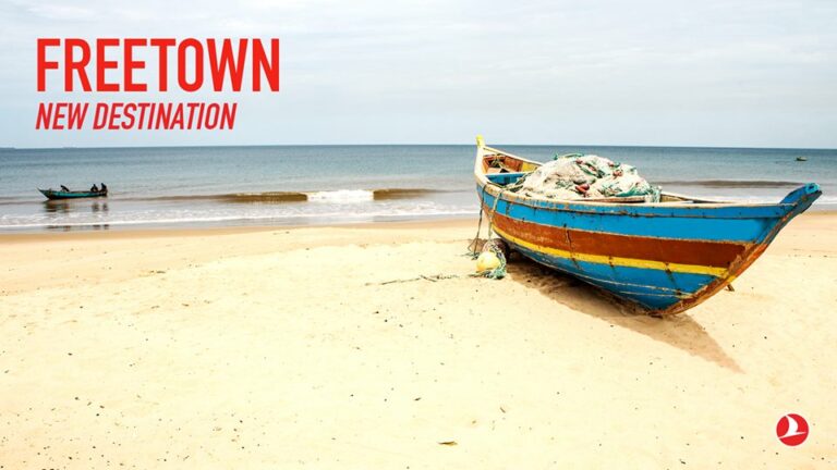 Freetown novo destino em África da Turkish Airlines