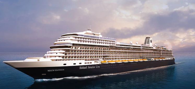 O novo navio de cruzeiros Nieuw Statendam da Holland America Line (Projecto)