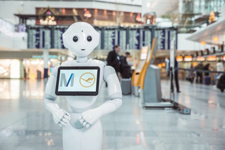 Josie Pepper, a robô humanóide da Lufthansa e do aeroporto de Munique