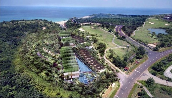 Hotel Wyndham Dreamland Bali visto de cima