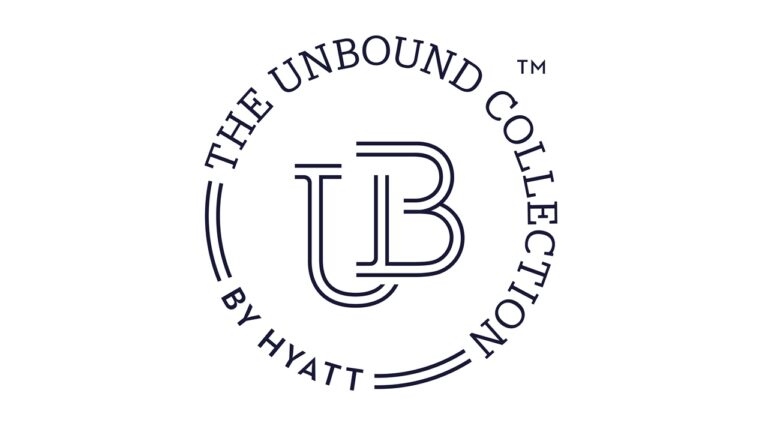 Logo da marca de hotéis The Unbound Collection by Hyatt
