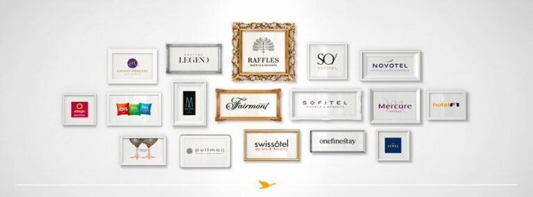 Logos das marcas de hotéis do grupo AccorHotels