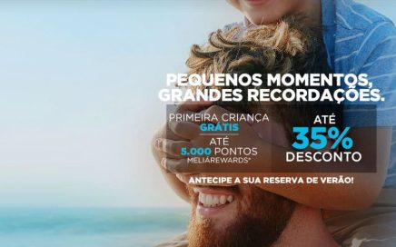 Descontos até 35% nos hotéis Meliá para reservas antecipadas de Verão