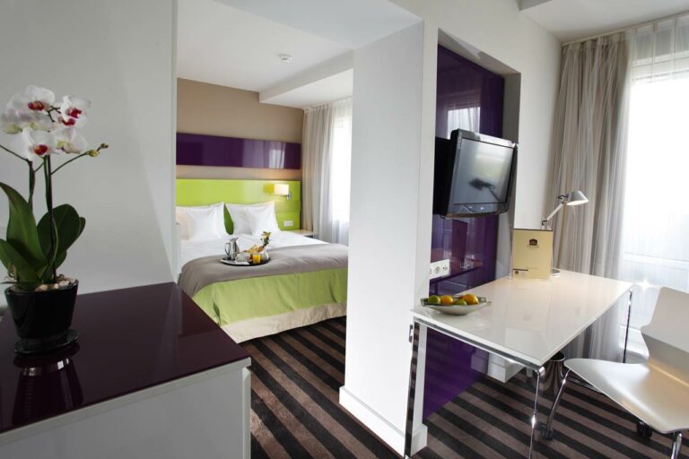 Quarto do hotel O Park Inn by Radisson Katowice na Polónia