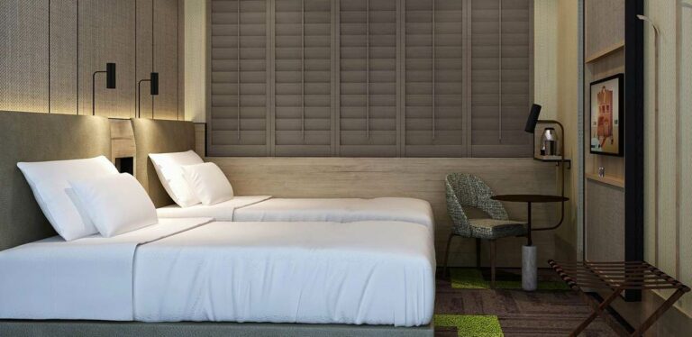 Quarto do hotel Aerotel Londres no aeroporto de Heathrow