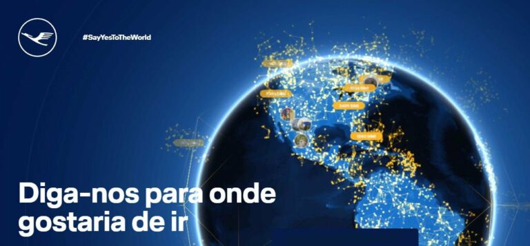 Concurso Say Yes to The World da Lufthansa