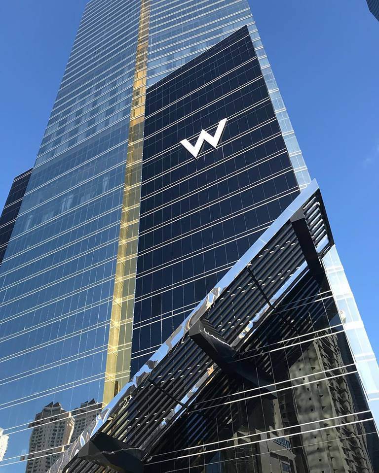Torre de 50 andares onde está instalado o hotel W Panama