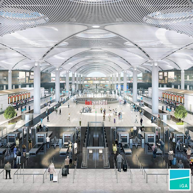 Terminal do Novo Aeroporto de Istambul