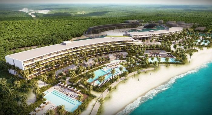 Maquete do Resort Paradisus Playa Mujeres no México