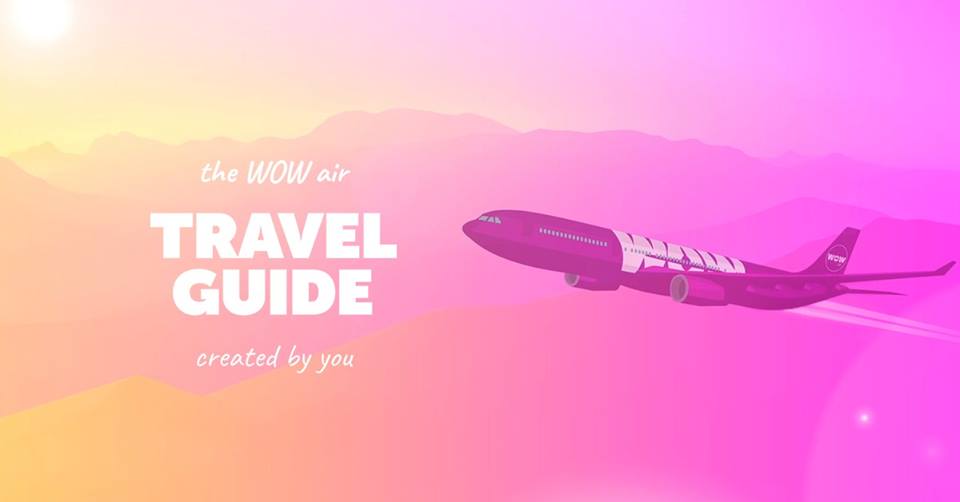 Concurso para Guias de Viagens na companhia aérea WOW air
