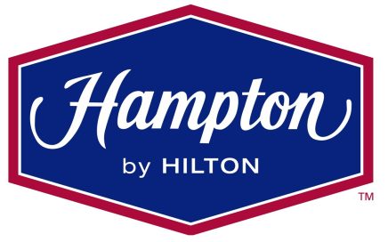 Logo da marca de hotéis Hampton by Hilton