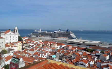 Novo Terminal de Cruzeiros de Lisboa visto de cima