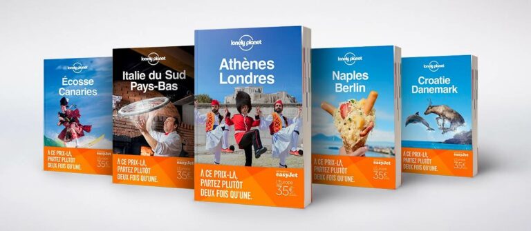 Guias de viagem da easyJet e da Lonely Planet