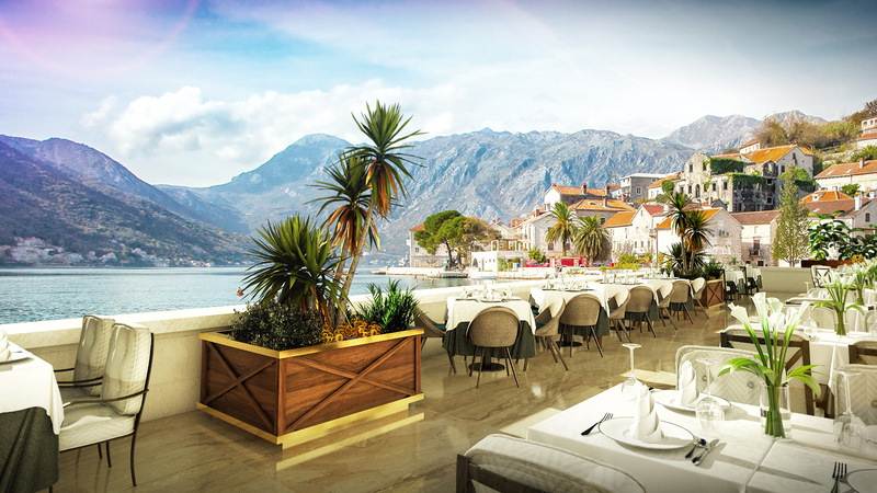 Hotel Iberostar Perast na Baía de Kotor em Montenegro