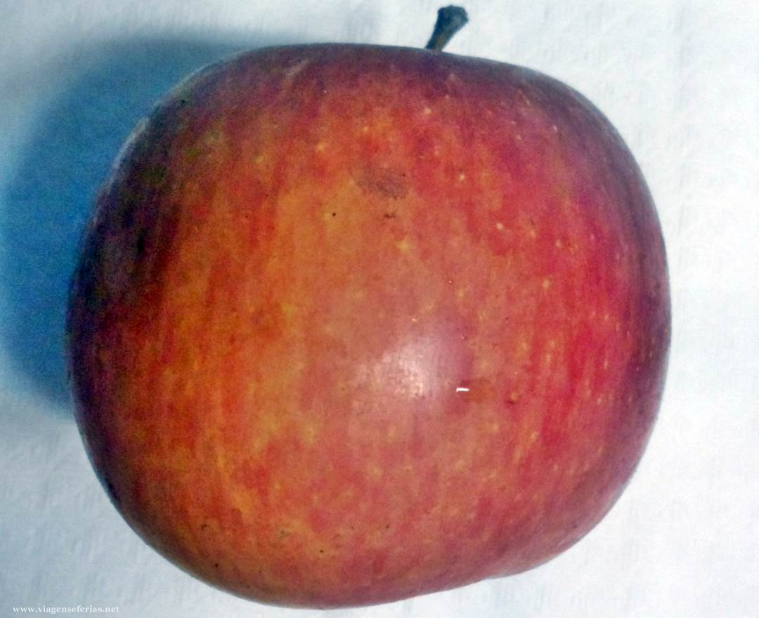 Foto de uma maçã vermelha