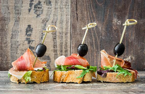 3 tapas servidas pela companhia aérea Iberia