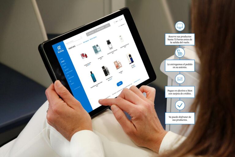 Air Europa cria serviço online de vendas a bordo em Skyshop