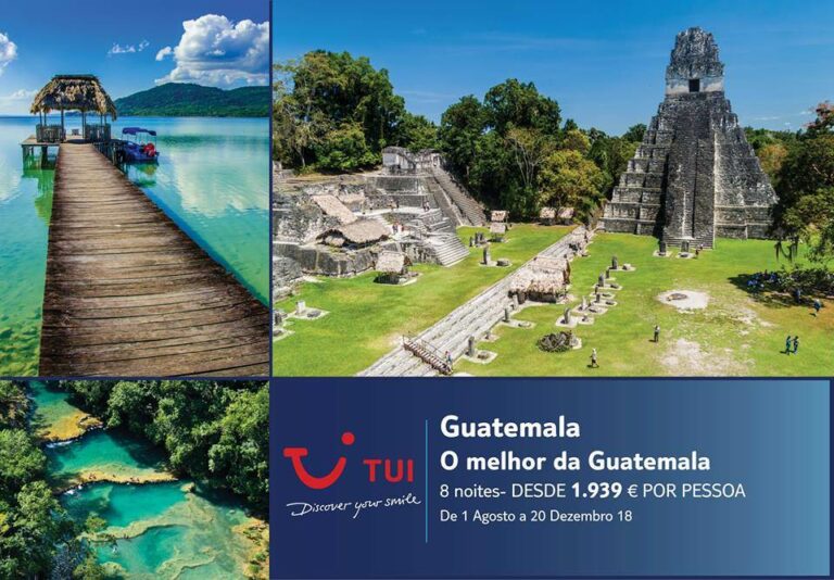 circuito "O melhor da Guatemala" com partida às terças-feiras de Lisboa ou Porto