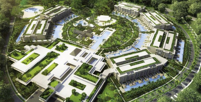 Vista superior do The Grand Reserve at Paradisus Palma Real