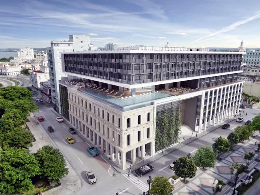 Modelo do hotel Iberostar Grand Packard em Havana Velha