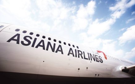 Asiana Airlines numa das suas aeronaves