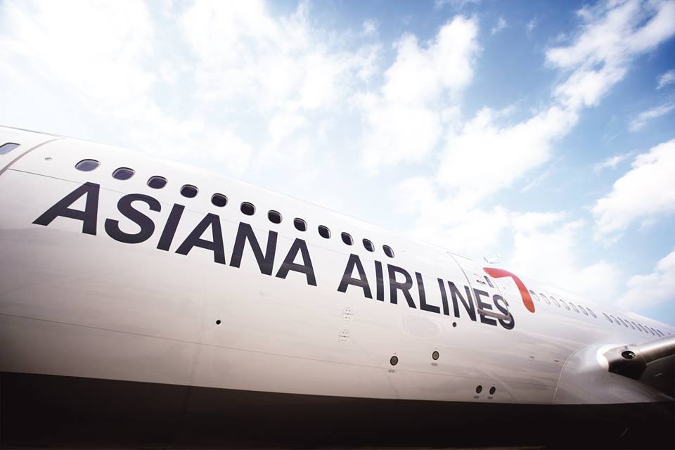 Asiana Airlines numa das suas aeronaves
