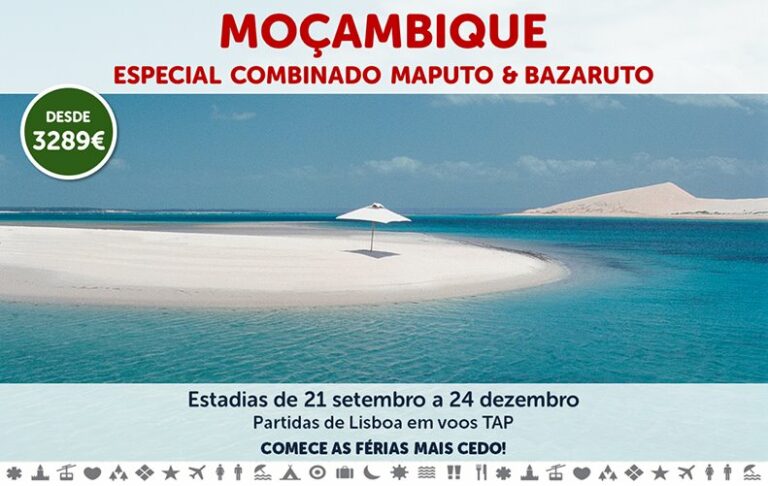 Férias combinado Maputo e Bazaruto desde Lisboa