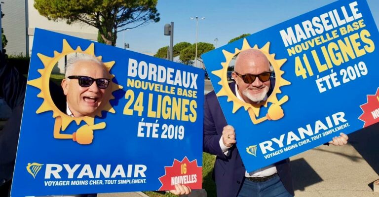Ryanair abre base em Marselha e Bordéus sem novas rotas para Portugal