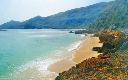 Praia da Anicha na Arrábida em Setúbal