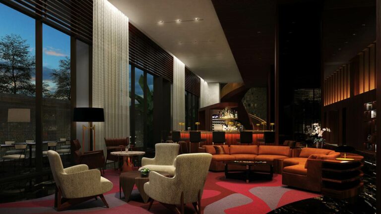 Lounge do hotel Four Seasons São Paulo no Brasil