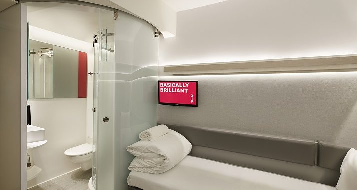 Quarto Single de um hotel Zip by Premier Inn