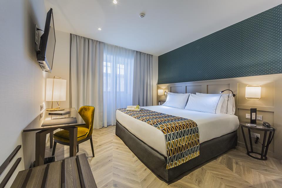 Quarto do hotel Eurostars Puerta Real