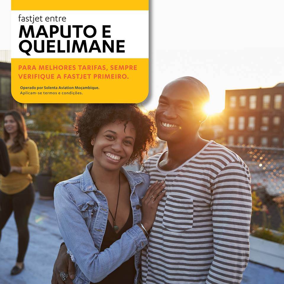 voos entre Maputo e Quelimane pela low cost fastjet