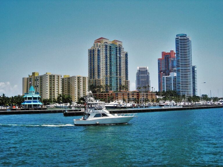 Marina de Miami Beach nos Estados Unidos