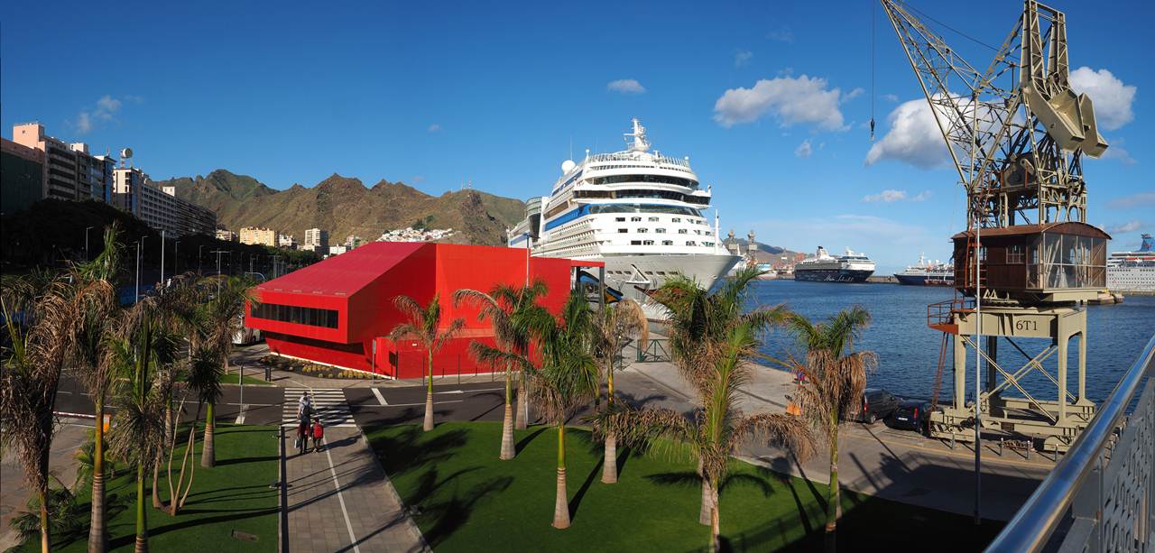 Novo porto de Cruzeiros em Santa Cruz de Tenerife nas ilhas Canárias