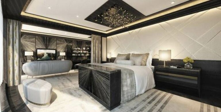 Quarto da Regent Suite, a mais luxuosa do mundo