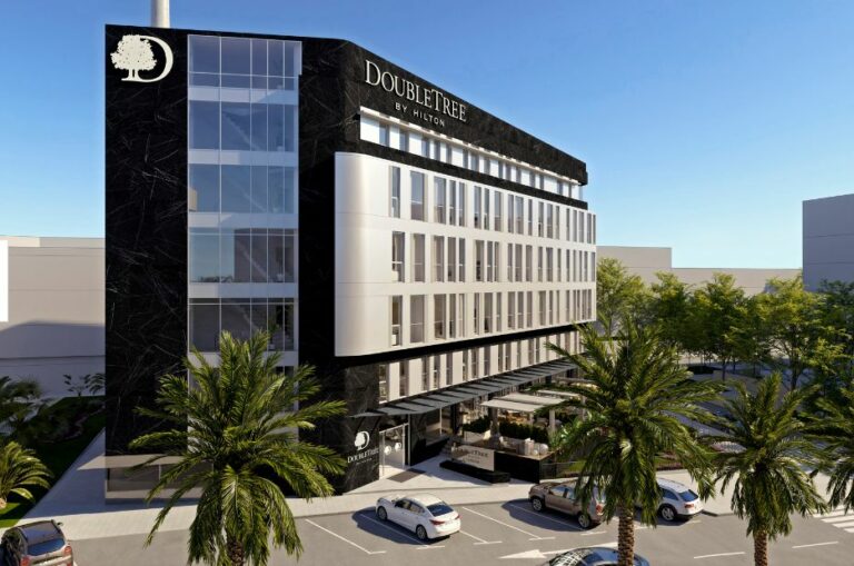 Exterior do hotel DoubleTree by Hilton na Corunha (projecto)