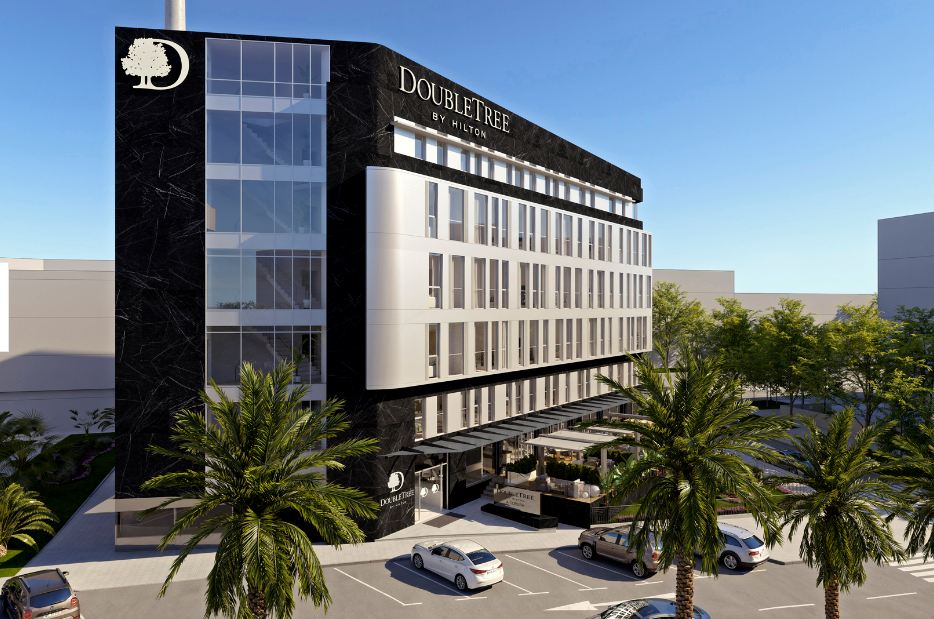 Exterior do hotel DoubleTree by Hilton na Corunha (projecto)