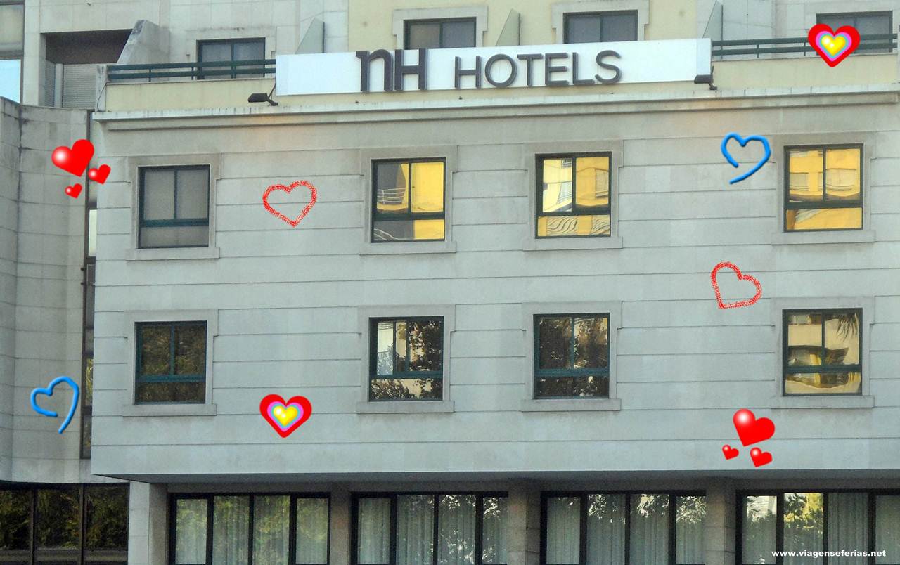 Um hotel NH cheio de corações