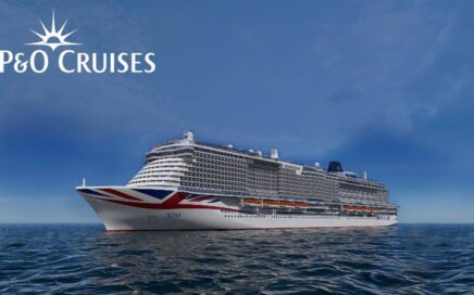 Modelo do navio Iona da P&O cruises